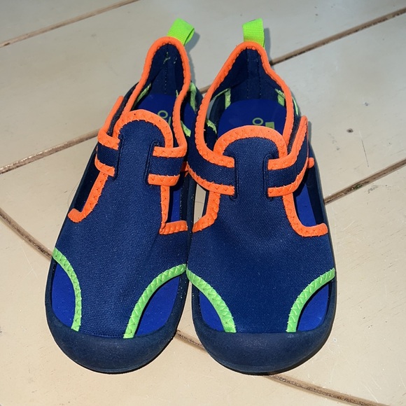 BUNDLE Nike Cat & Jack OSH KOSH B’gosh Black green summer sandals and pool shoes - Picture 6 of 7